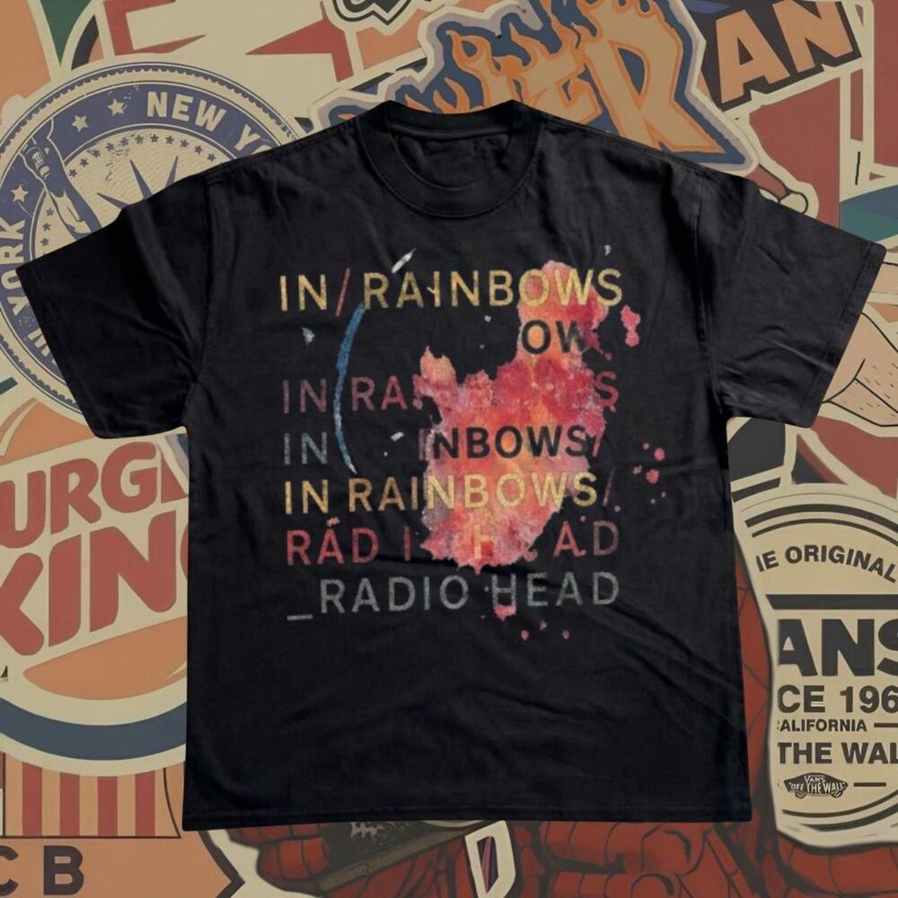 Radiohead In Rainbows Black T-Shirt